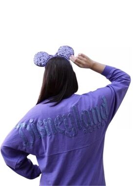 Disney parks purple potion glitter letters 2019 resort-wear XL Spirit Jersey